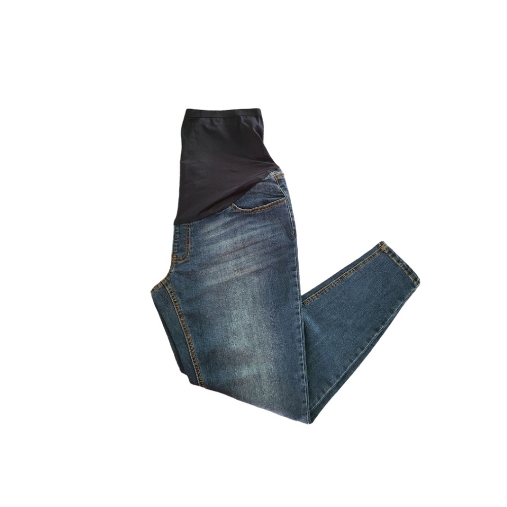 Women's Maternity Skinny Jeans with Full Panel from Time and True